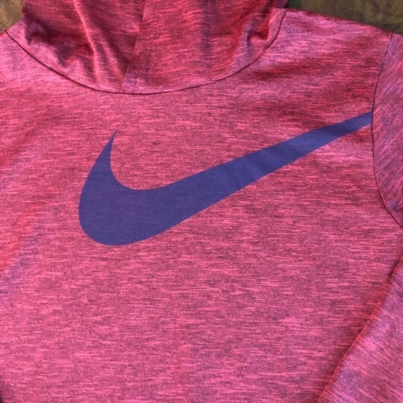 NIKE DR-FIT - UNISEX PULLOVER REDDISH HOODIE SZ L - Picture 6 of 7